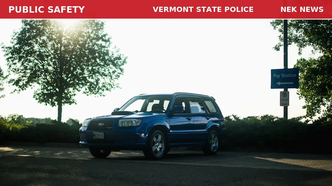 BOL Issued for Blue Subaru Forester in Lyndon