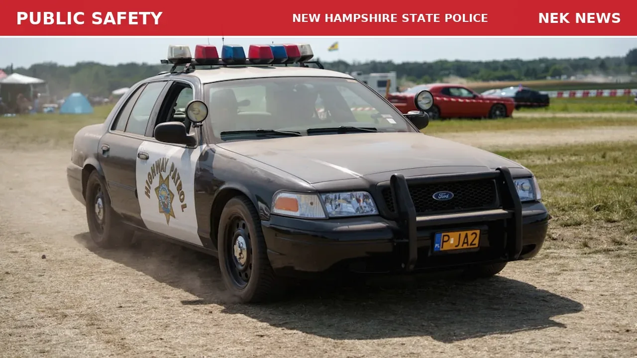 Person Stepping in Traffic on I-93 in Coos County