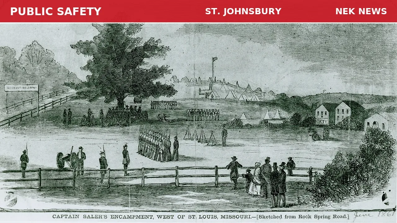Encampment Report Behind Co-op in St. Johnsbury