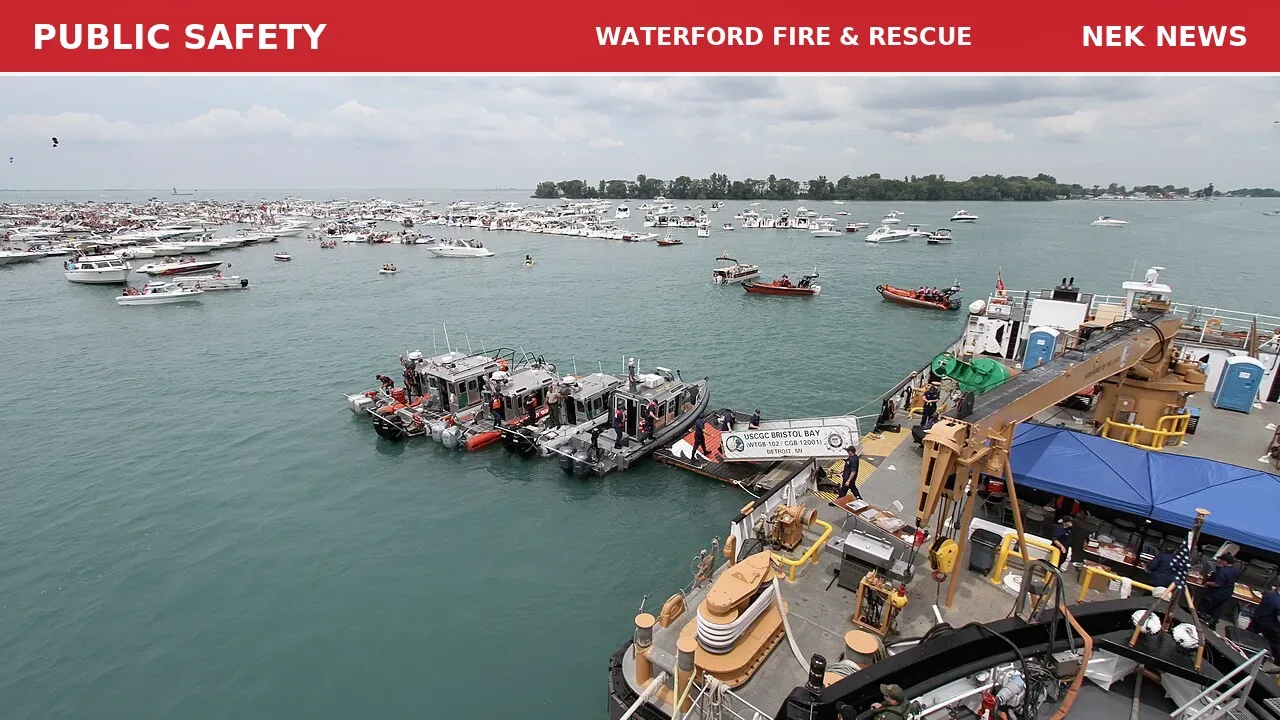Water Rescue Underway with Multiple Victims in Waterford