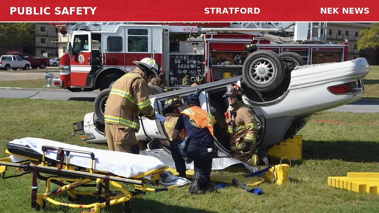 Motor Vehicle Accident on Nash Stream Road in Stratford