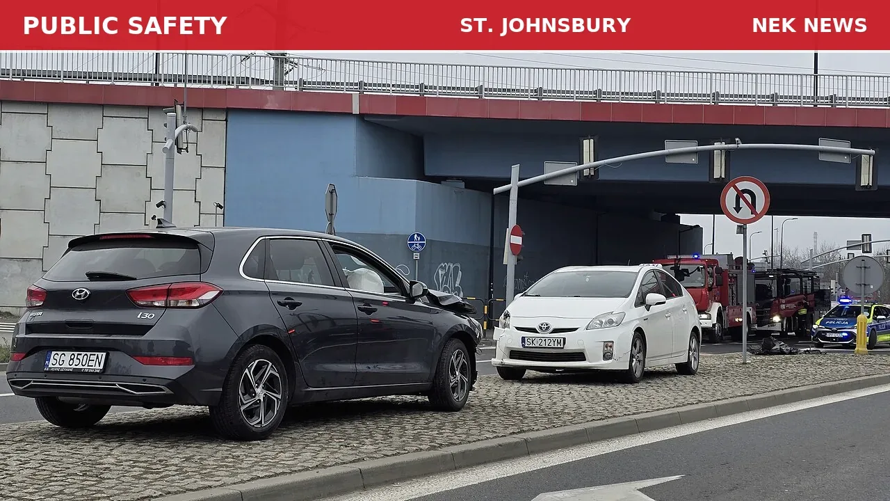 Three-Car Accident on River Street in St. Johnsbury