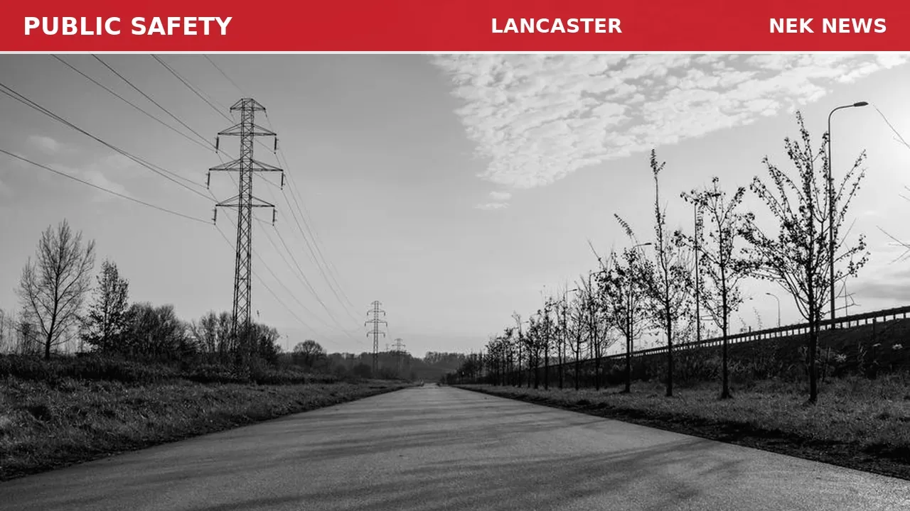 Low-Hanging Power Line Reported on Route 273 in Lancaster