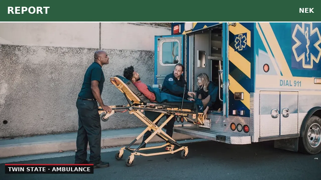 Lisbon ambulance dispatched for vomiting illness on Riverside Avenue