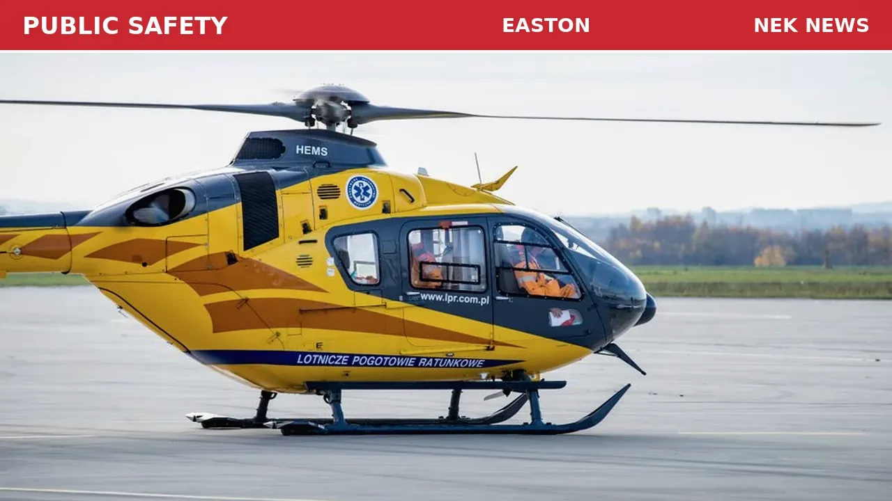 Medical Helicopter Landing Zone Moved in Easton