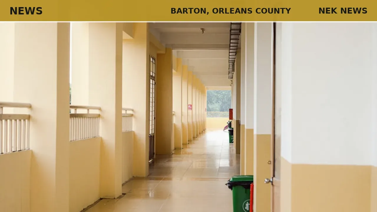 Barton school custodian receives statewide recognition