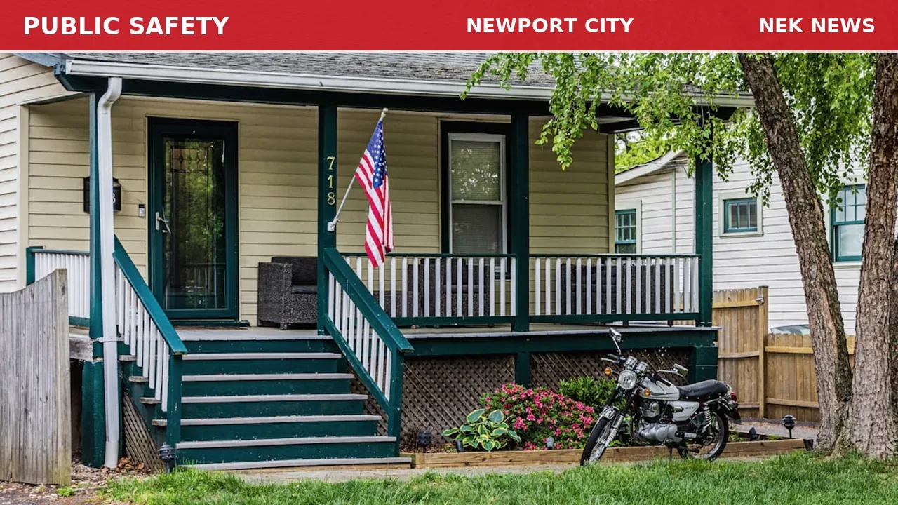 59-Year-Old Female on Front Porch in Newport City