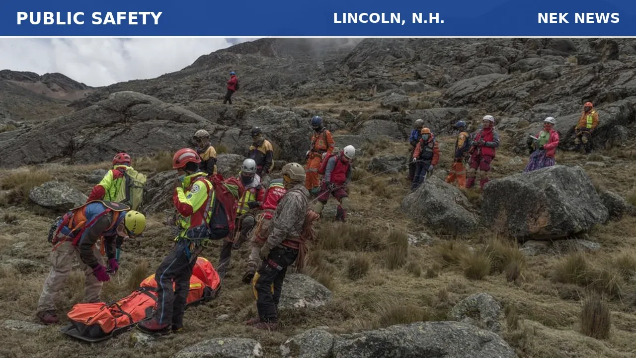 Ohio hiker rescued after head injury near Lincoln, NH shelter