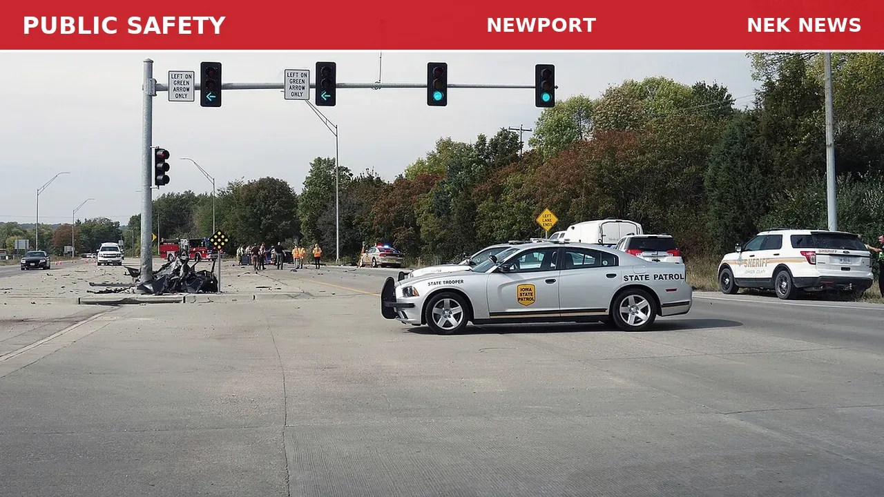 Car vs Telephone Pole Crash in Albany