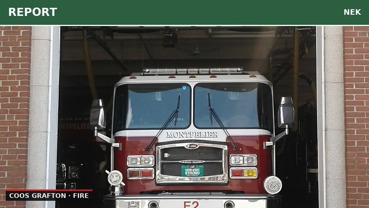 Gas fire reported in Coos Grafton area