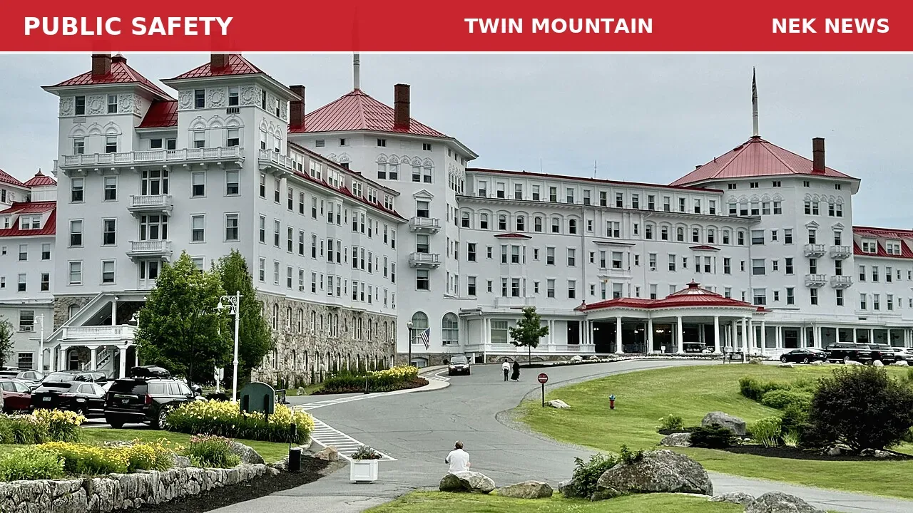 Fire Alarm Activation at Mount Washington Hotel in Carroll