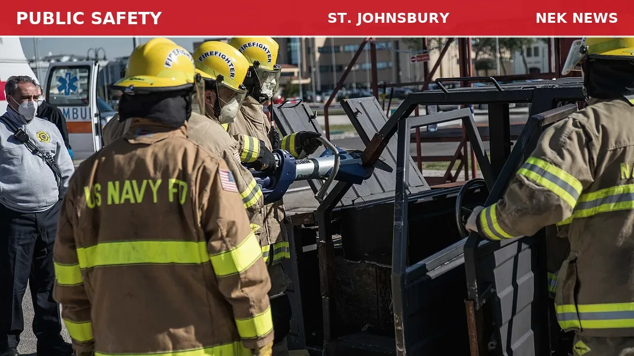 Medical Call for Chest Pain on Mechanic Street in St. Johnsbury