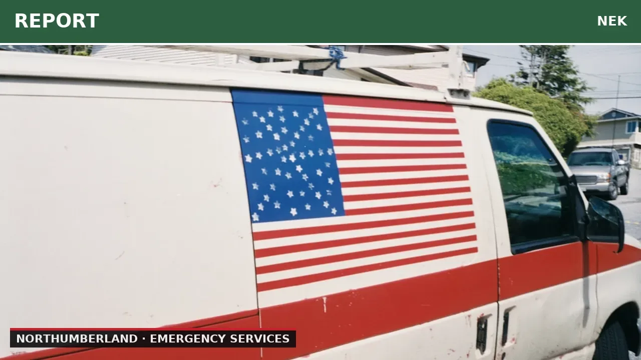 Emergency crews respond to fallen woman in Northumberland