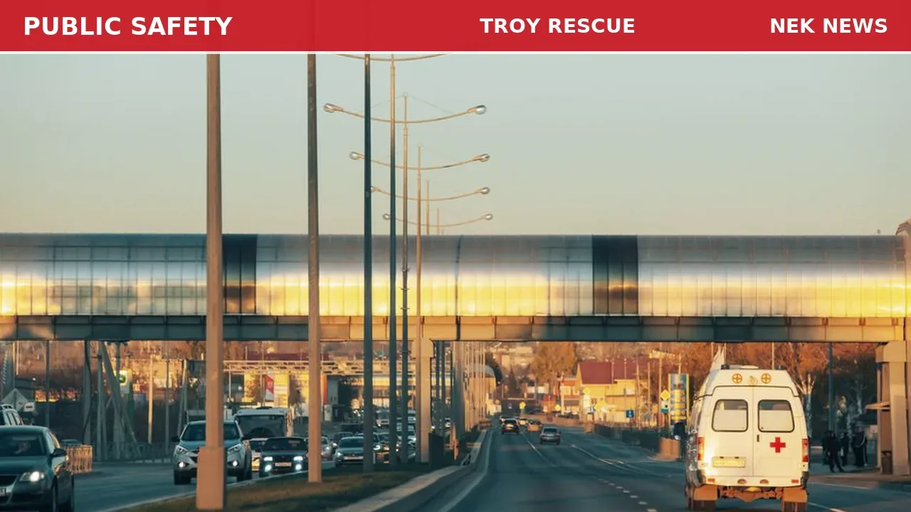 Single-Vehicle Crash on Route 105 in North Troy