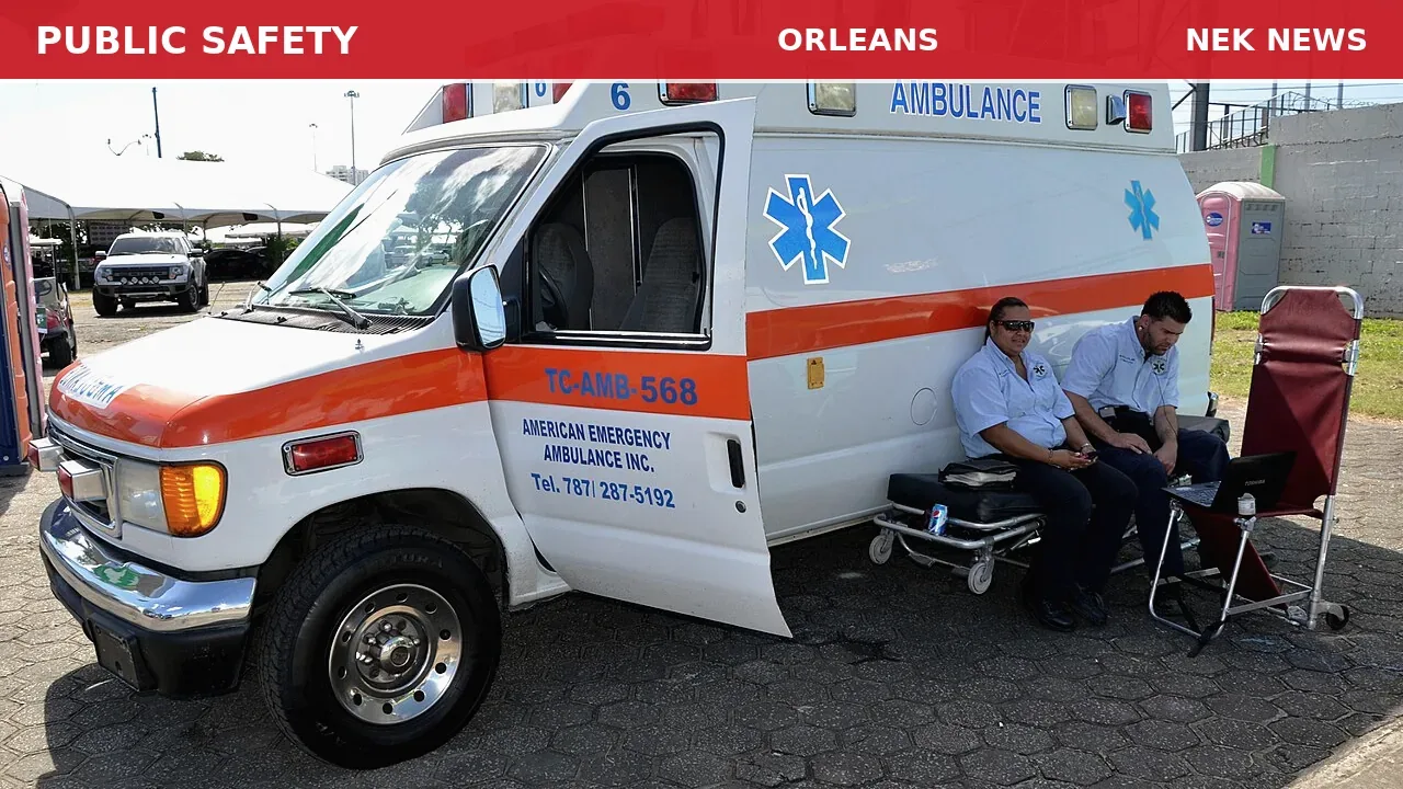 Medical call on Main Street in Barton