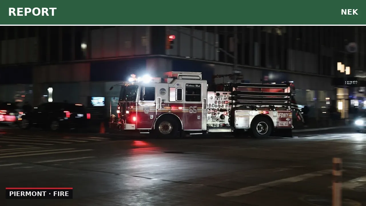 Possible structure fire in Piermont draws mutual aid