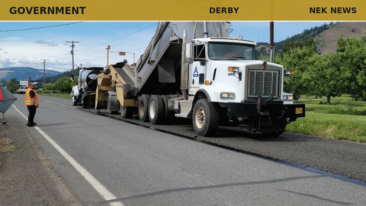 Derby select board hears paving question, approves tax rate