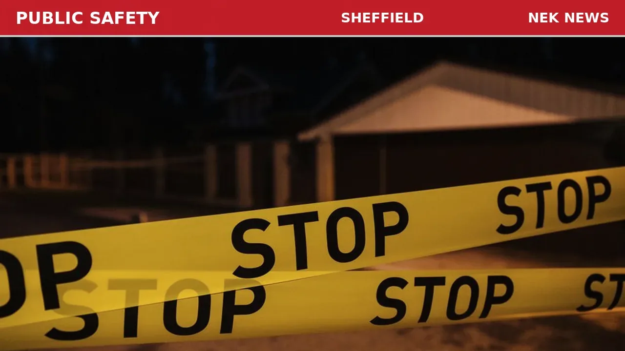 Domestic Assault Reported on Route 122 in Sheffield
