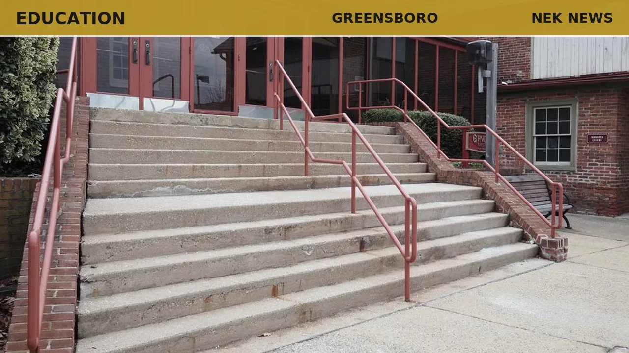 Step repair underway at Lakeview Early Childhood Education Center